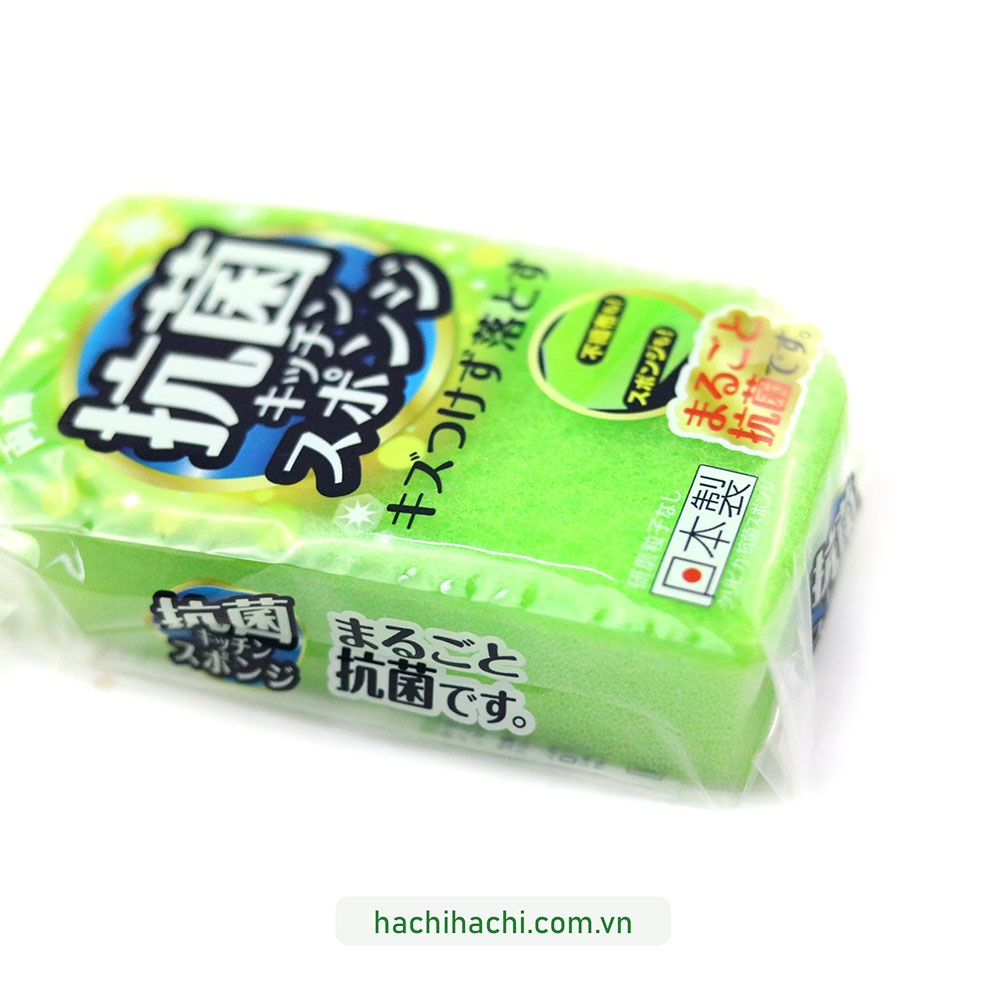 Mút rửa chén Nhật Bản kháng khuẩn, tạo bọt Kikulon thương hiệu KIKULON
