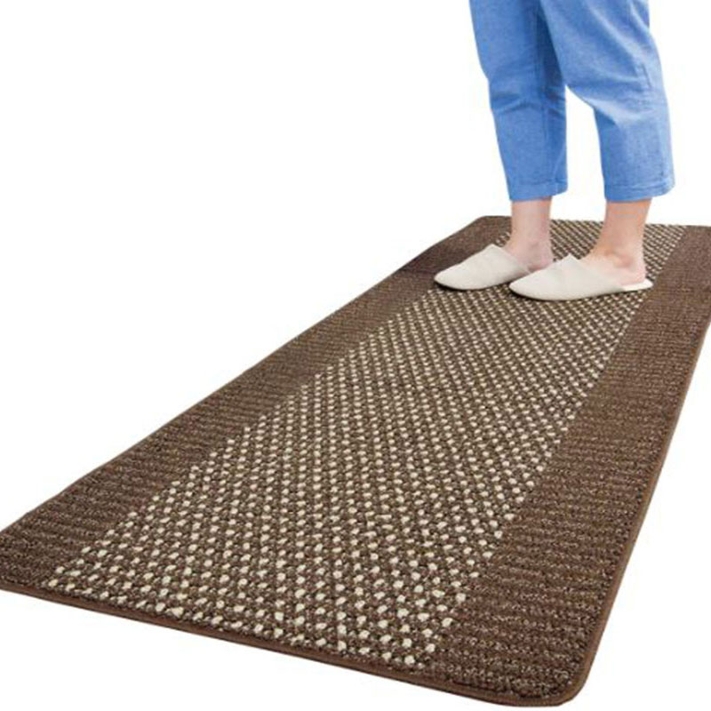 Thảm nhà bếp chống trượt 45x90cm (Nâu) thương hiệu 