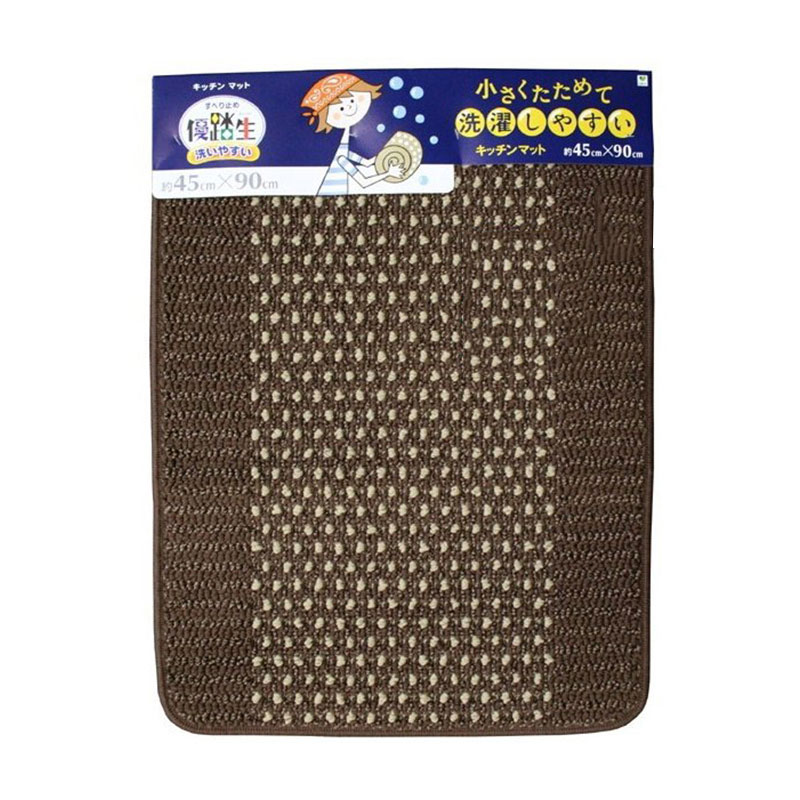 Thảm nhà bếp chống trượt 45x90cm (Nâu)