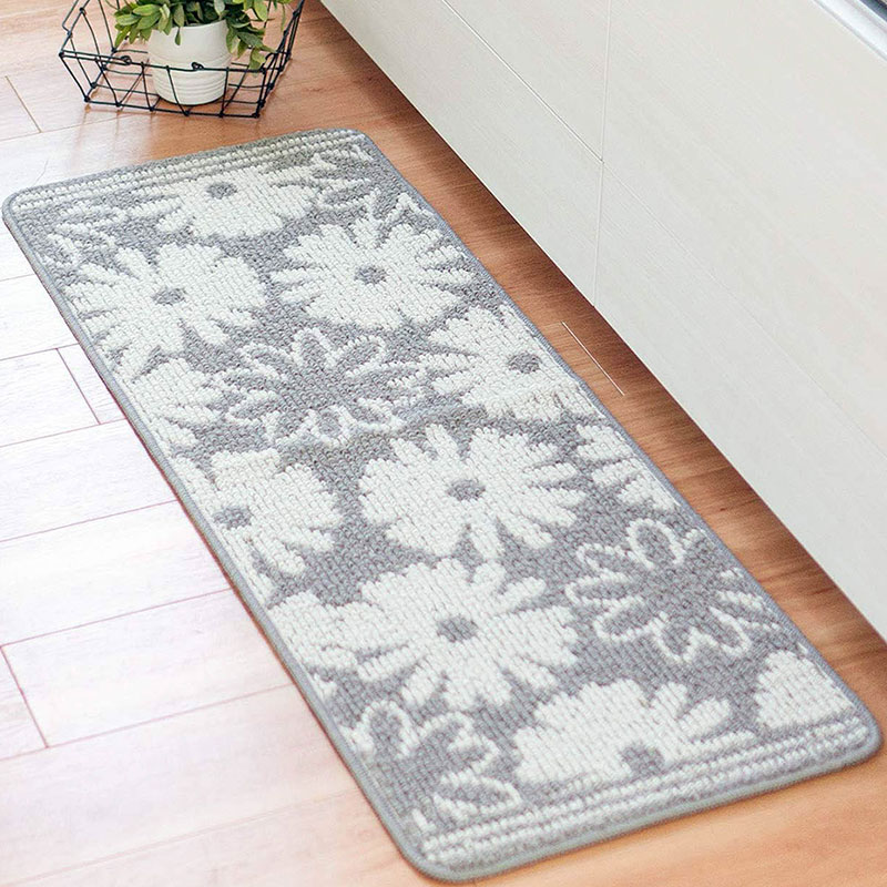 Thảm nhà bếp chống trượt 45x120cm (Xám) thương hiệu 