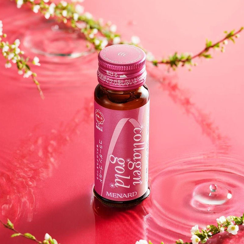 TPBVSK: Nước uống Menard Collagen Gold 30ml x 10 chai, tăng độ ẩm, xương khớp linh hoạt thương hiệu MENARD