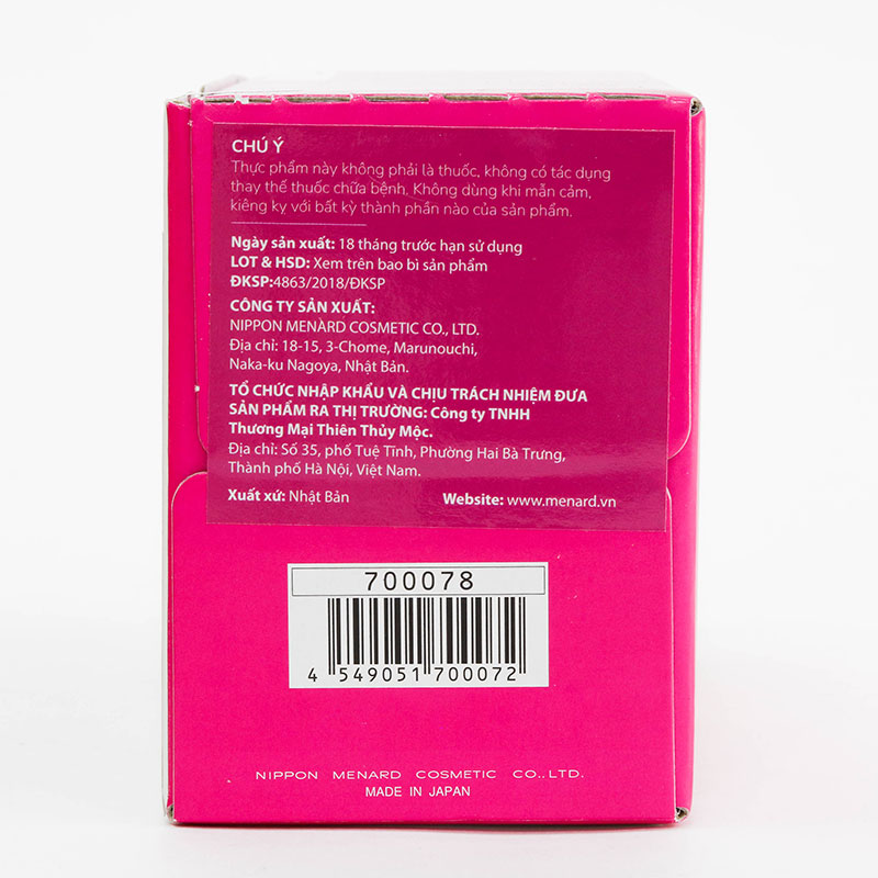 TPBVSK: Nước uống Menard Collagen Gold 30ml x 10 chai, tăng độ ẩm, xương khớp linh hoạt thương hiệu MENARD