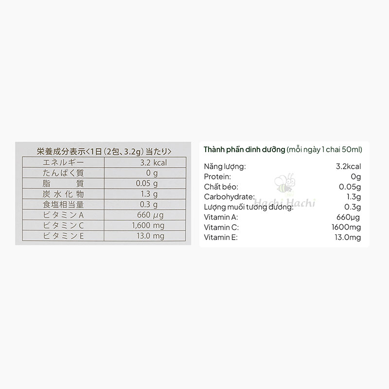 TPBVSK: Bột uống Menard Fairlucent C 1.6g x 60 gói, chống oxy hóa, làm đẹp da thương hiệu MENARD