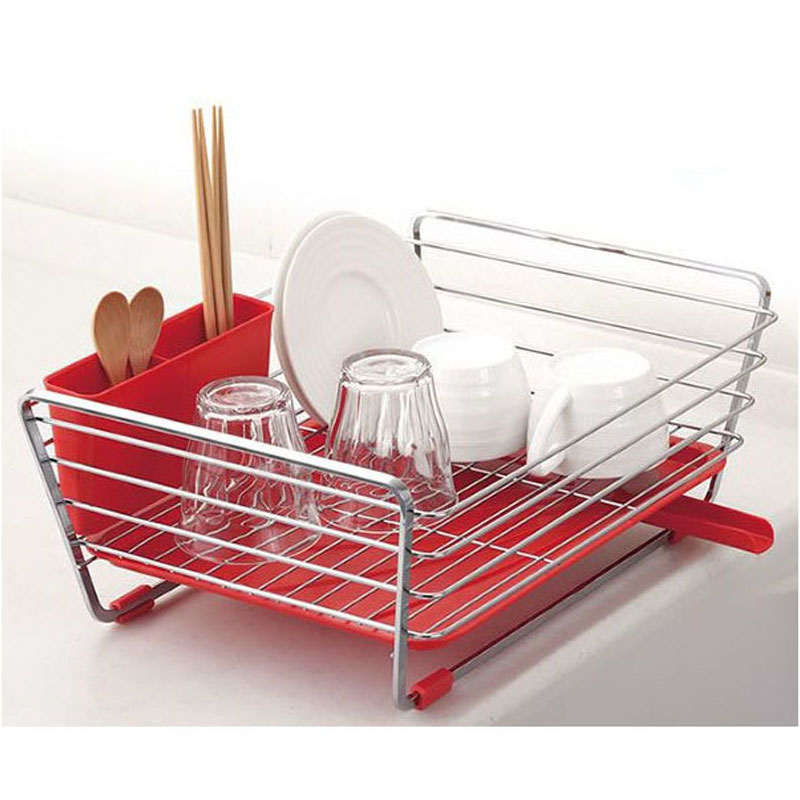 Rổ úp chén bát Pearl Metal kèm khay 40x30cm thương hiệu PEARL METAL