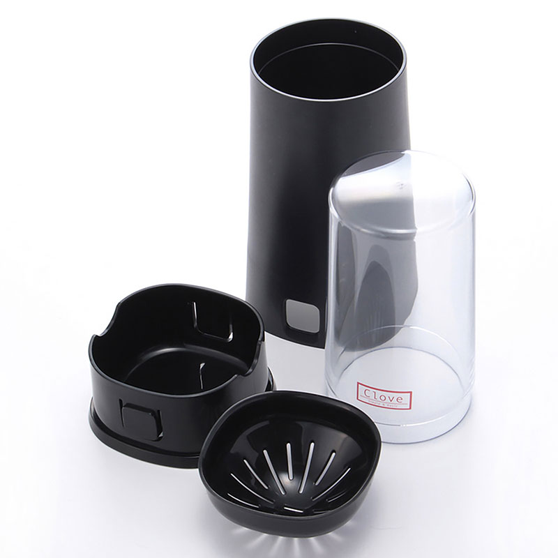 Hộp đựng đũa muỗng, ống đựng đũa Nhật Bản đặt bàn có nắp đậy (Nâu)  thương hiệu PEARL METAL