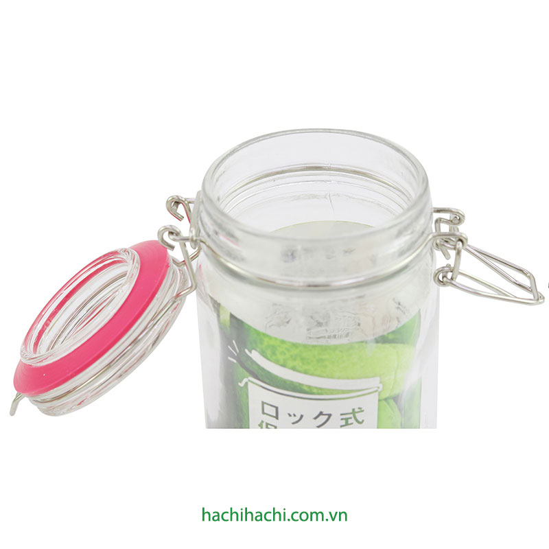 Hũ thủy tinh 270ml khóa chặt (Nhiều mẫu)-Giao mẫu ngẫu nhiên thương hiệu PEARL METAL