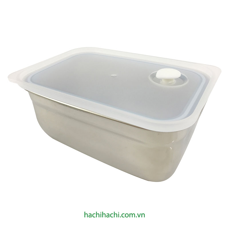 Hộp inox đựng thực phẩm Pearl Metal 1L thương hiệu PEARL METAL