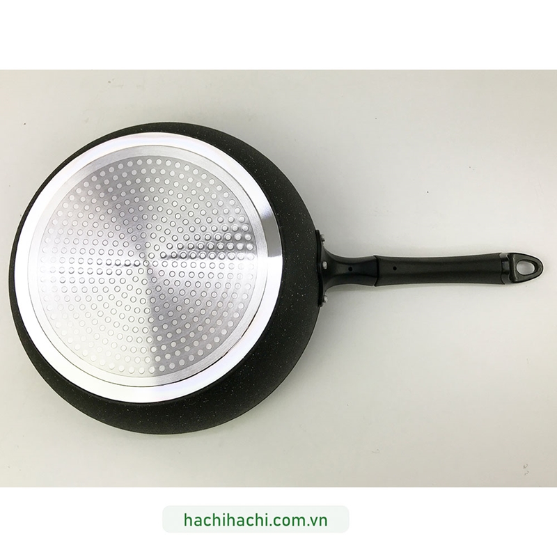 Chảo không dính đá hoa cương Pearl Metal 28cm (Lòng sâu) thương hiệu PEARL METAL