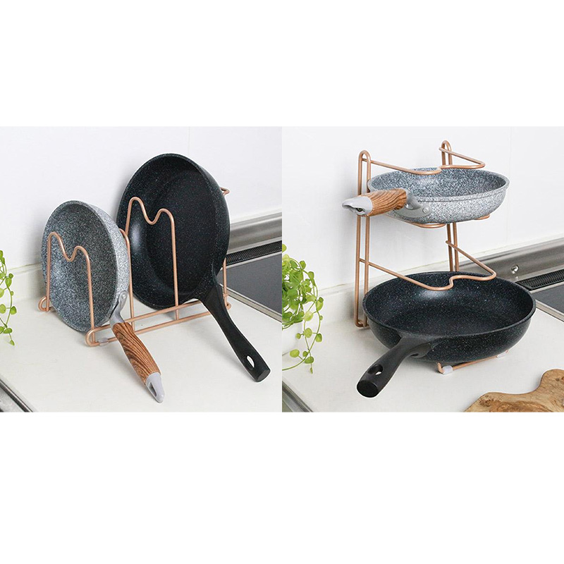 Giá để chảo 3 ngăn  thương hiệu PEARL METAL