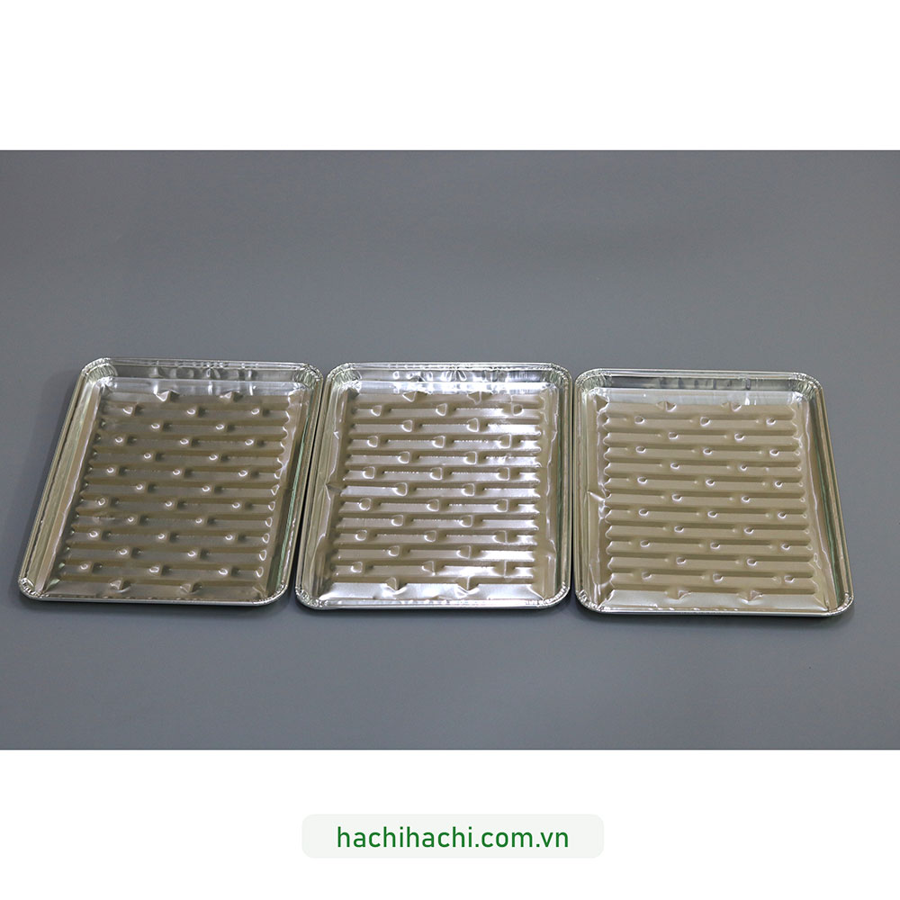 Khay giấy bạc nướng Pearl Metal 3 cái thương hiệu PEARL METAL
