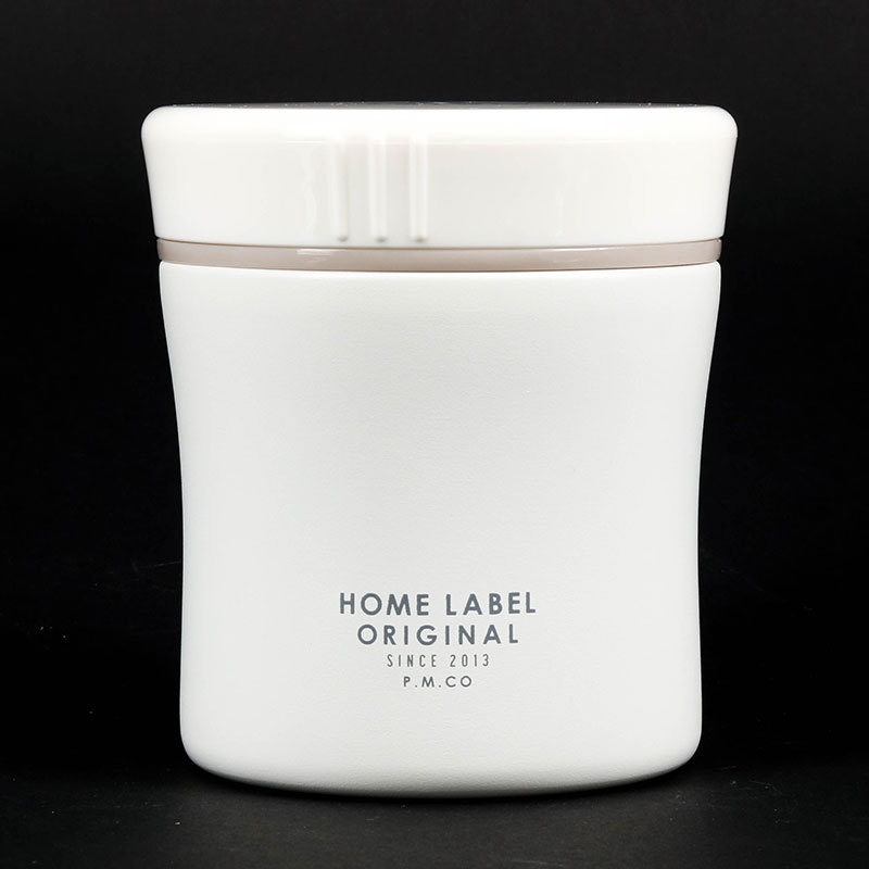 Hộp giữ nhiệt Pearl Metal Home Label 400ml (Trắng) thương hiệu PEARL METAL