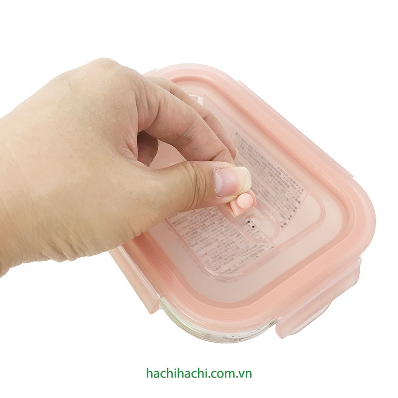 Hộp thủy tinh chịu nhiệt 350ml thương hiệu PEARL METAL