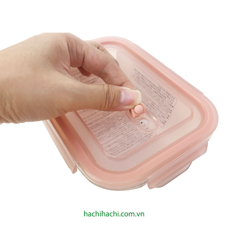 Hộp thủy tinh chịu nhiệt 590ml thương hiệu PEARL METAL
