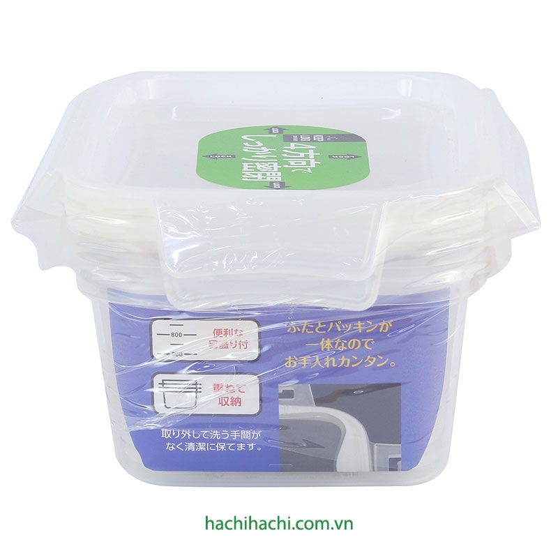 Hộp nhựa đựng thực phẩm Pearl Metal 1.1L x 2 cái thương hiệu PEARL METAL