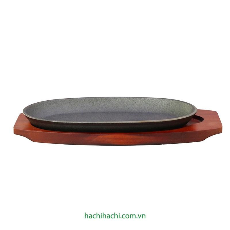 Chảo gang Pearl Metal làm bít tết 23x13cm thương hiệu PEARL METAL
