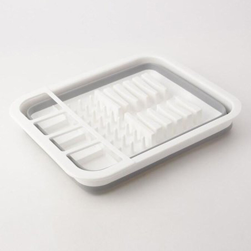 Khay úp chén gấp gọn có vòi thoát nước 36.5x31.5cm thương hiệu PEARL METAL
