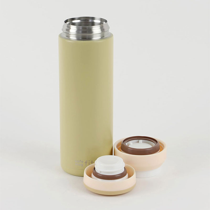 Bình giữ nhiệt Pearl Metal 500ml (Cafe Mug Fit - Vàng) thương hiệu PEARL METAL