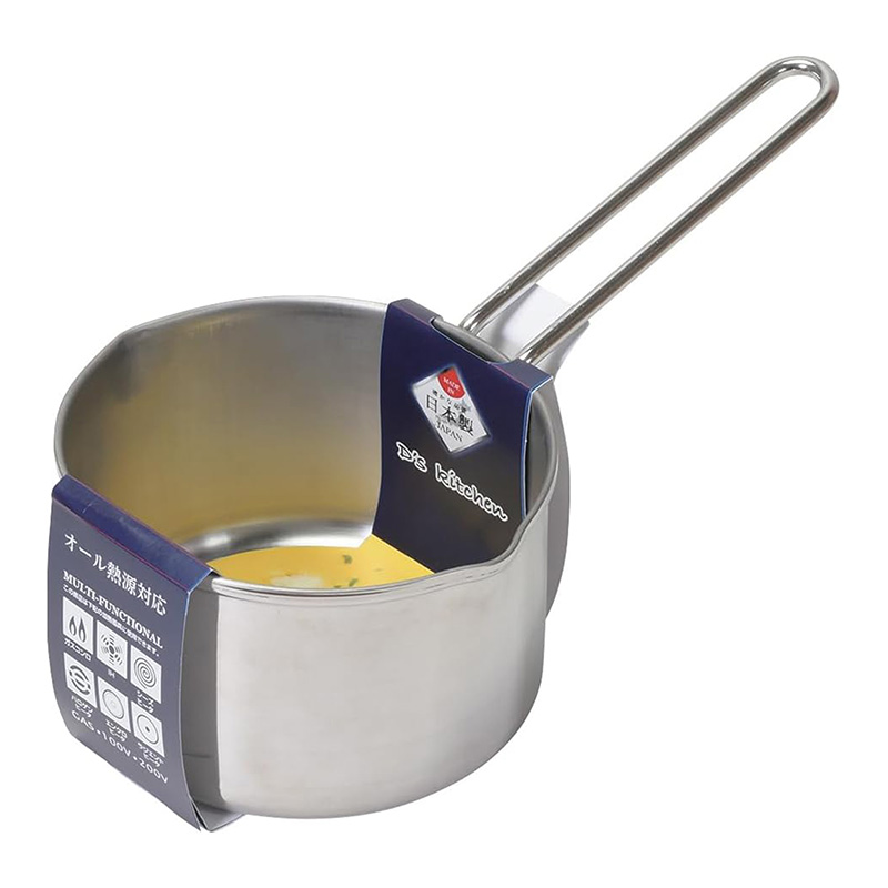 Quánh inox Pearl Metal D's Kitchen 13cm, dùng được bếp từ thương hiệu PEARL METAL