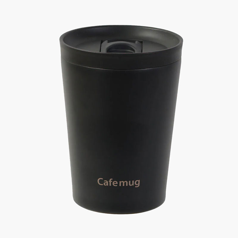 Ca, cốc, ly giữ nhiệt inox Pearl Metal có nắp khóa trượt 300ml (Đen)