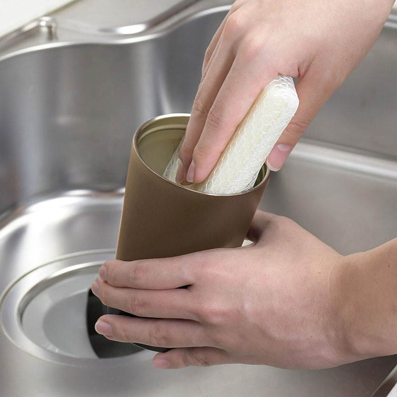 Ca, cốc, ly giữ nhiệt inox Pearl Metal có nắp khóa trượt 300ml (Vàng Gold) thương hiệu PEARL METAL