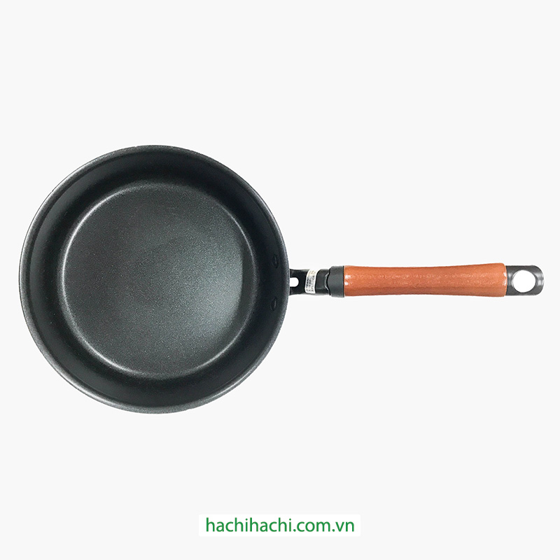 Quánh chống dính kim cương Pearl Metal Fast Cook 18cm kèm nắp, lớp phủ bền chắc, dùng được bếp từ thương hiệu PEARL METAL