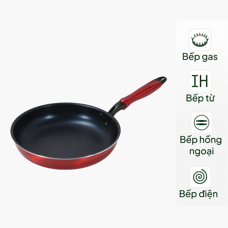 Chảo chống dính kim cương Pearl Metal 28cm Sâu lòng