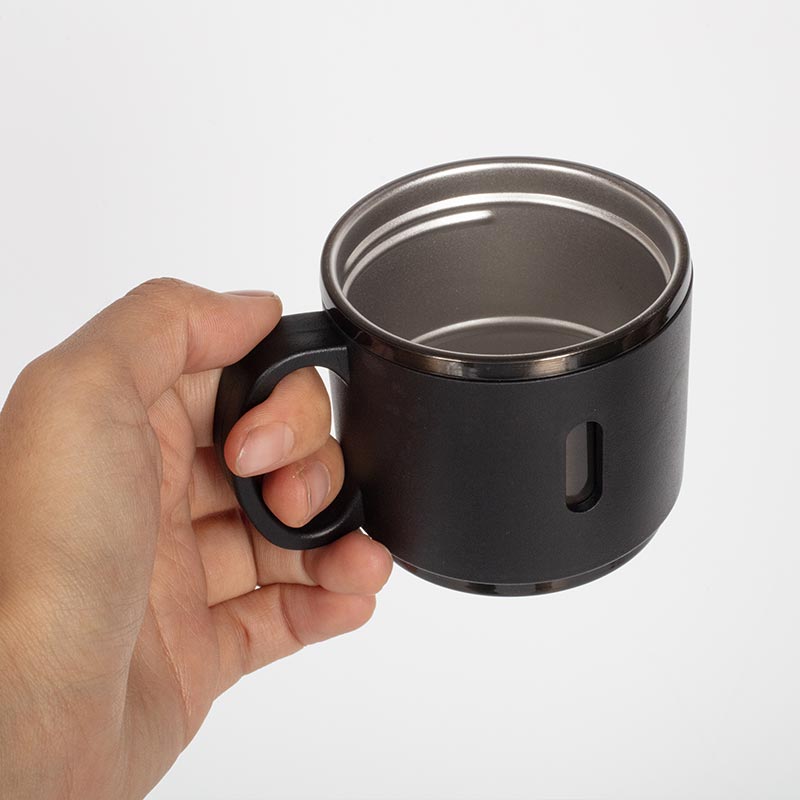 Bình giữ nhiệt Pearl Metal 500ml Cafe Mug, chất liệu inox 304 (Đen) thương hiệu PEARL METAL