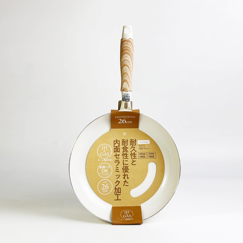 Chảo chống dính Ceramic Pearl Metal 20cm, không chứa PFOA, PTFE, dùng được bếp từ thương hiệu PEARL METAL