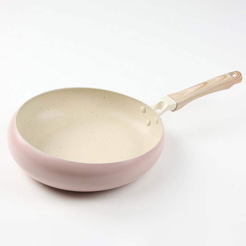 Chảo chống dính đá hoa cương Pearl Metal 26cm, PFOA, PFOS Free, Sâu lòng, vành chảo ôm chống tràn thương hiệu PEARL METAL