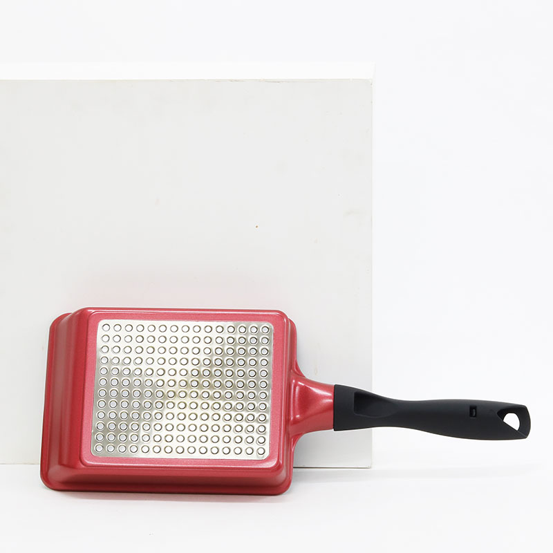 Chảo chống dính đá hoa cương Pearl Metal 13x18cm, chiên trứng cuộn, dùng được bếp từ thương hiệu PEARL METAL