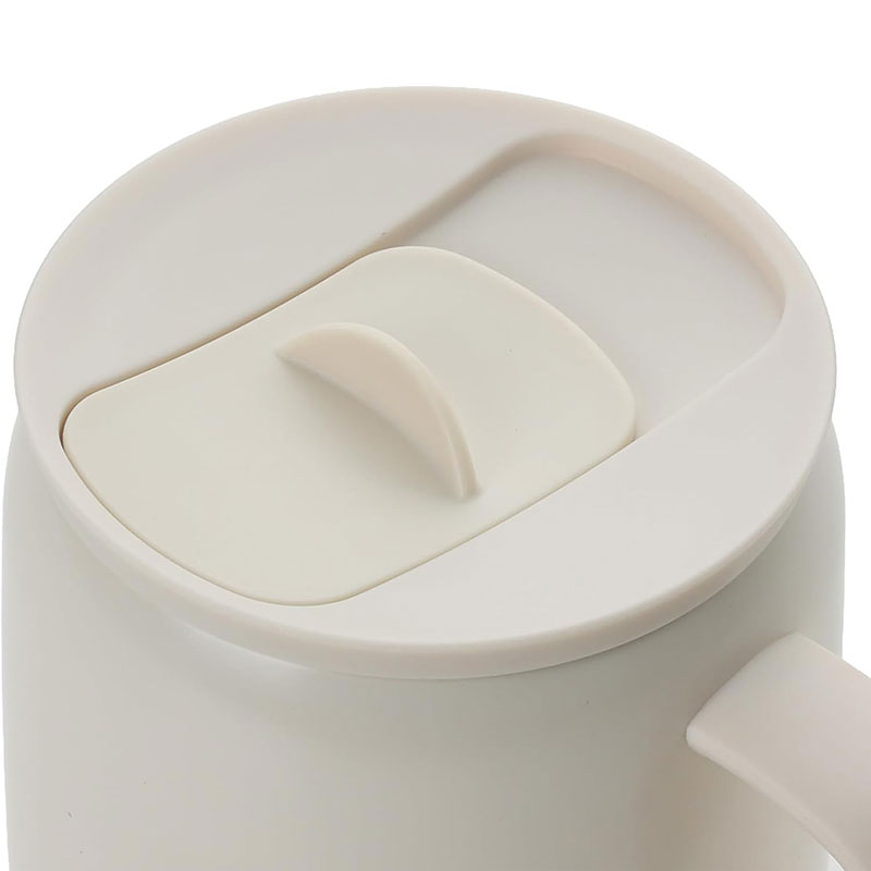 Ly inox giữ nhiệt Pearl Metal phủ gốm Ceramic cao cấp Café Mug 430ml (Màu Ivory) thương hiệu PEARL METAL