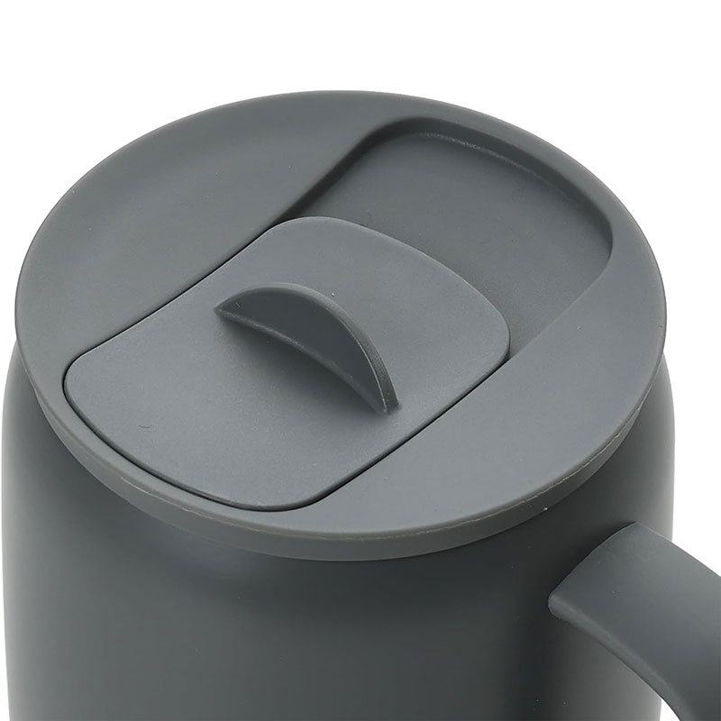 Ly inox giữ nhiệt Pearl Metal phủ gốm Ceramic cao cấp Cafe Mug 430ml (Xám) thương hiệu PEARL METAL