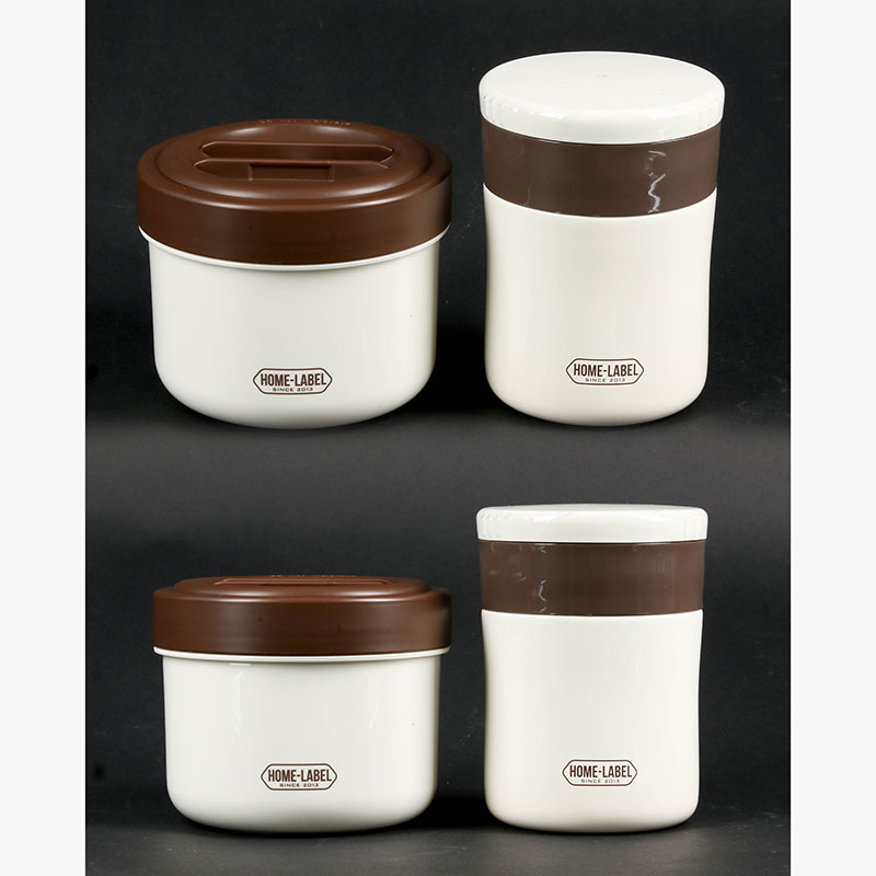 Bộ hộp cơm giữ nhiệt Pearl Metal Home Label 2 hộp 580ml, 280ml thương hiệu PEARL METAL