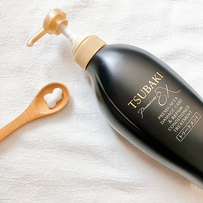 Dầu xả phục hồi chuyên sâu Nhật Bản Tsubaki Premium Ex damage care & repair conditioner treatment 450ml thương hiệu TSUBAKI