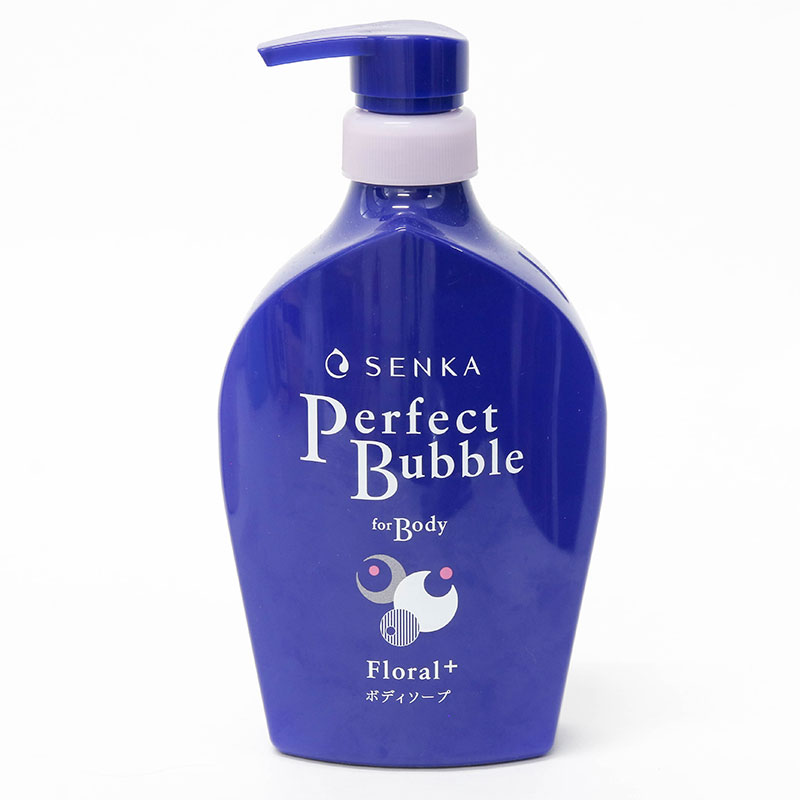 Sữa tắm dưỡng ẩm hương hoa linh lan & hoa nhài Senka Perfect Bubble 500ml thương hiệu SENKA