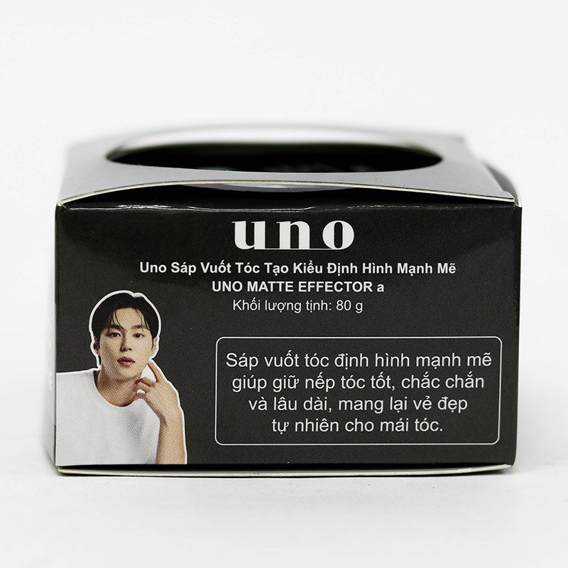 Sáp vuốt tóc tạo kiểu định hình mạnh mẽ Uno Matte Effector a 80g thương hiệu 