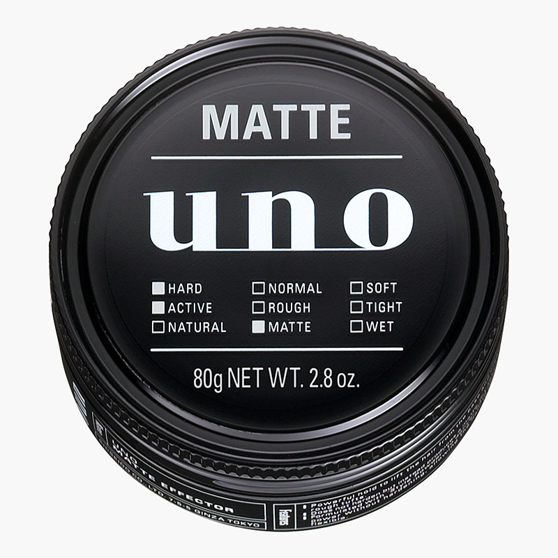 Sáp vuốt tóc tạo kiểu định hình mạnh mẽ Uno Matte Effector a 80g thương hiệu 