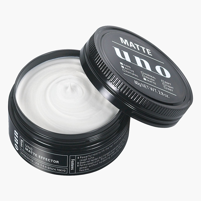 Sáp vuốt tóc tạo kiểu định hình mạnh mẽ Uno Matte Effector a 80g thương hiệu 
