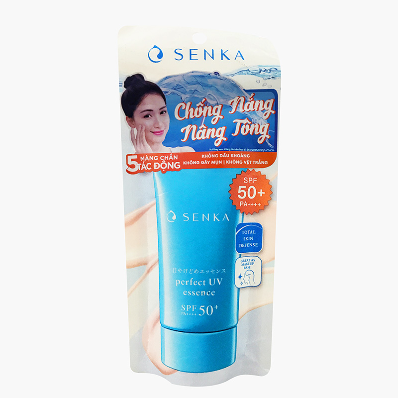 Chống nắng nâng tông dạng Essence Senka Perfect UV 50g  thương hiệu SENKA