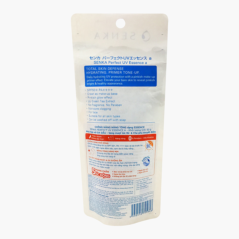Chống nắng nâng tông dạng Essence Senka Perfect UV 50g  thương hiệu SENKA