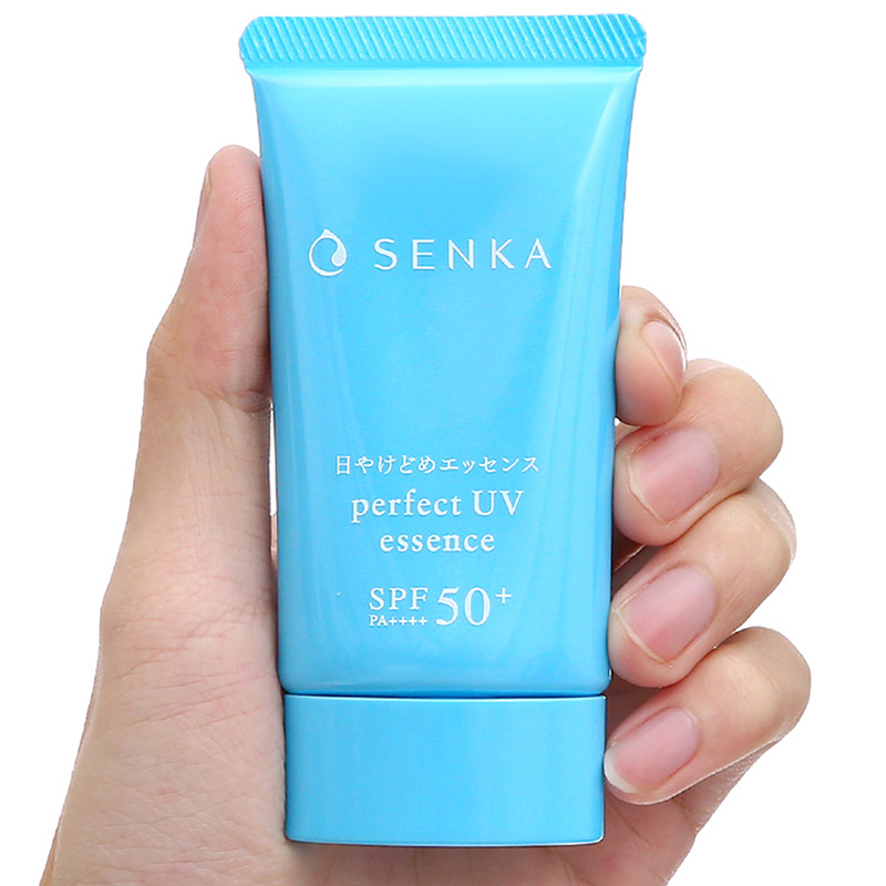Chống nắng nâng tông dạng Essence Senka Perfect UV 50g  thương hiệu SENKA