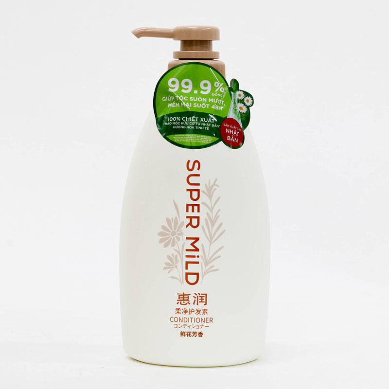 Super Mild Dầu xả Nhật Bản dịu nhẹ hương hoa tinh tế 600ml Super Mild conditioner f(f) thương hiệu 