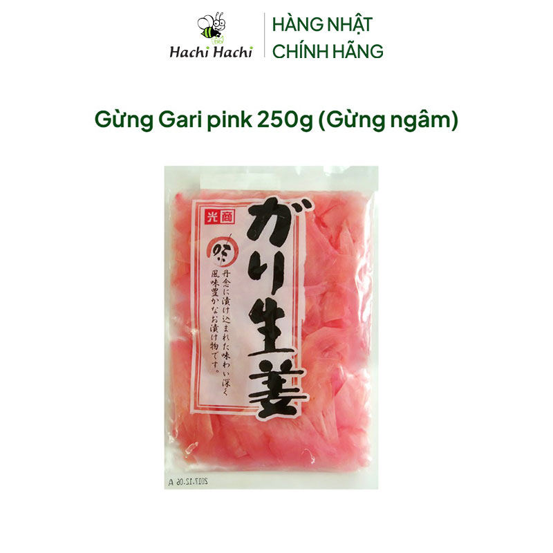 Gừng Gari pink 250g (Gừng ngâm) thương hiệu 
