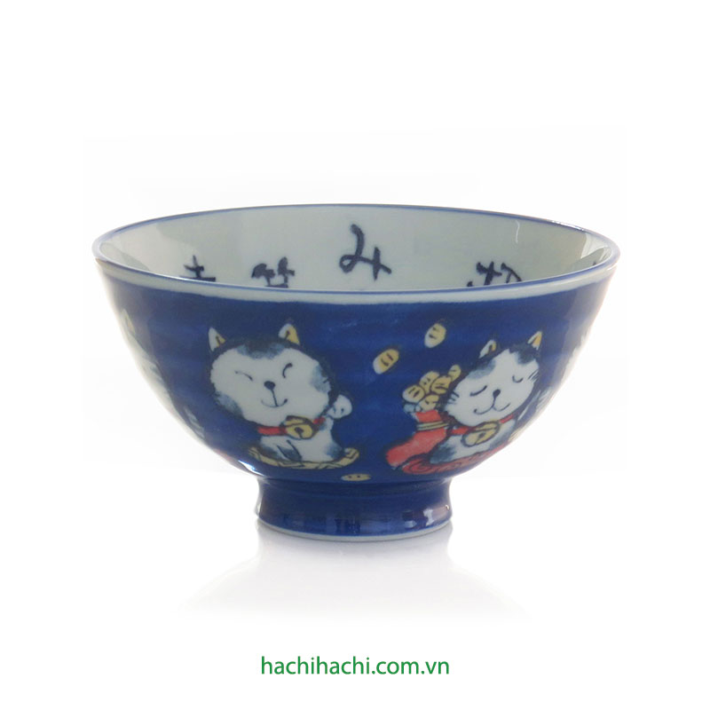 Chén bát sứ Nhật Bản, chén bát ăn cơm 11.5cm, dùng được lò vi sóng