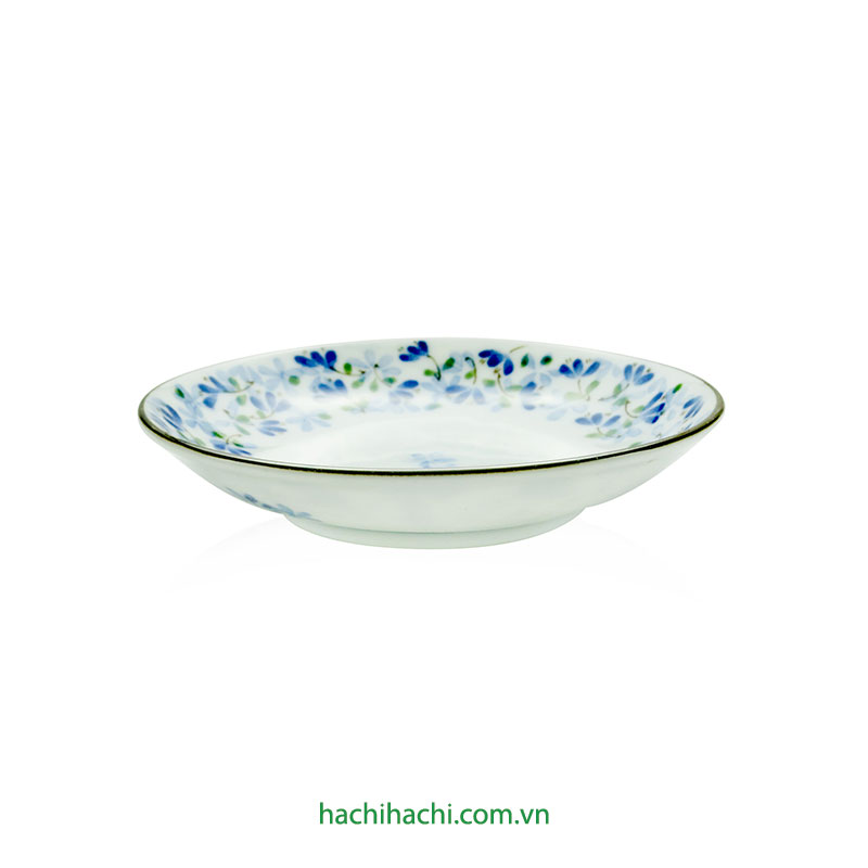 Đĩa sứ Nhật Bản 10cm, đĩa gốm sứ nông lòng, cạn lòng, dùng được lò vi sóng
