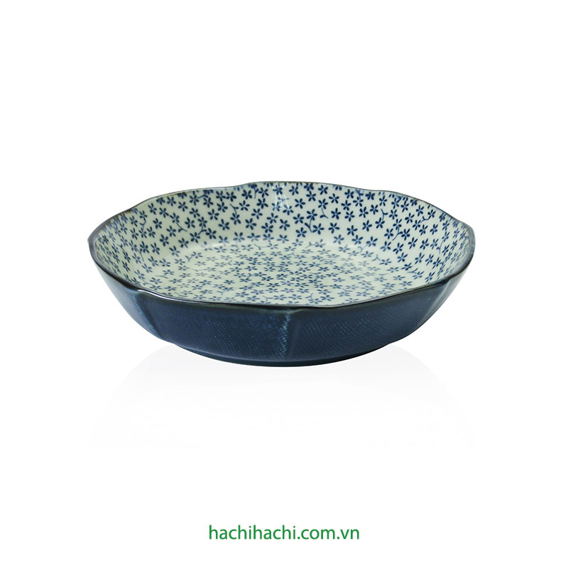 Đĩa sứ Nhật Bản 10.8cm, đĩa gốm sứ nông lòng, cạn lòng, dùng được lò vi sóng