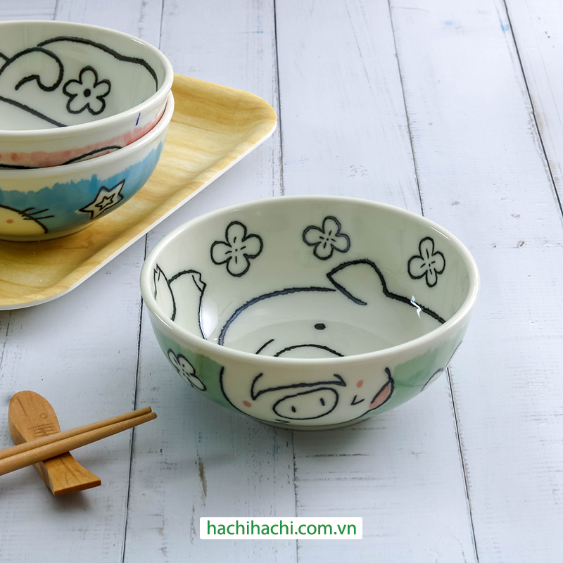 Tô sứ Nhật Bản 13.2cm, dùng được lò vi sóng thương hiệu 