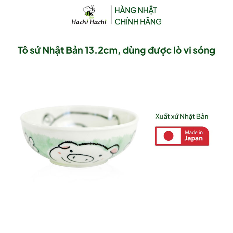 Tô sứ Nhật Bản 13.2cm, dùng được lò vi sóng thương hiệu 