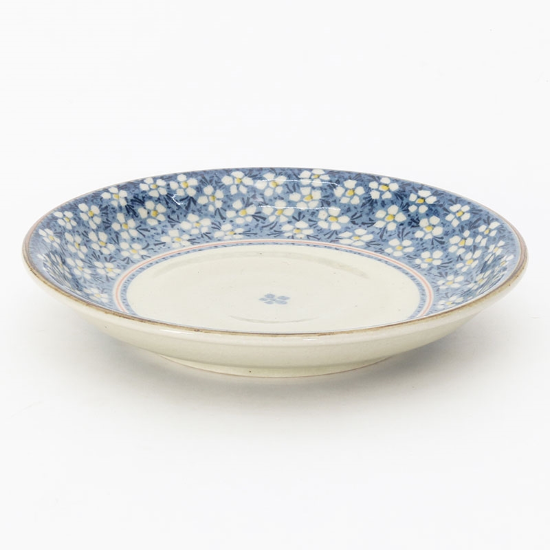 Đĩa gốm Nhật Bản 16.5cm, đĩa gốm sứ nông lòng, cạn lòng, dùng được lò vi sóng thương hiệu 