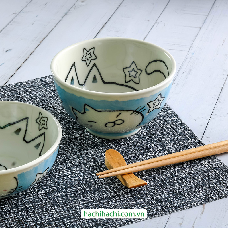 Chén bát sứ Nhật Bản, chén bát ăn cơm 11cm, dùng được lò vi sóng thương hiệu 